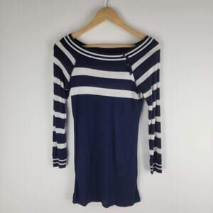 Ralph Lauren kids fitted dress sz M (8-10) blue striped